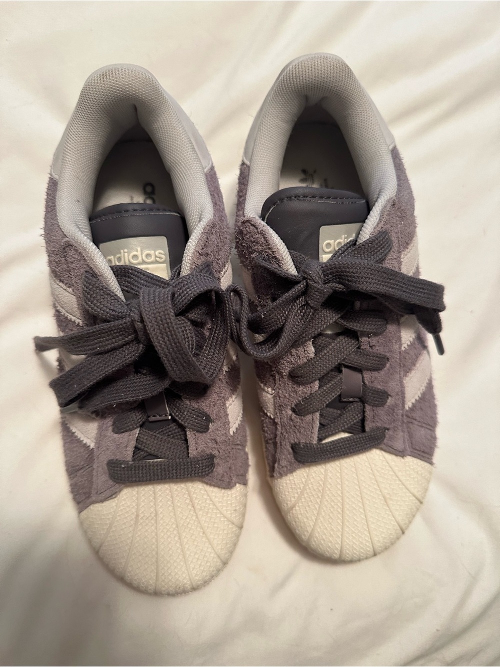 adidas Women’s Superstar Sneakers Brand New Never Worn- Gray & White 5.5